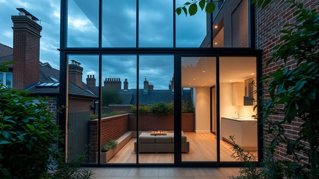 Glass Extension Walls Witney