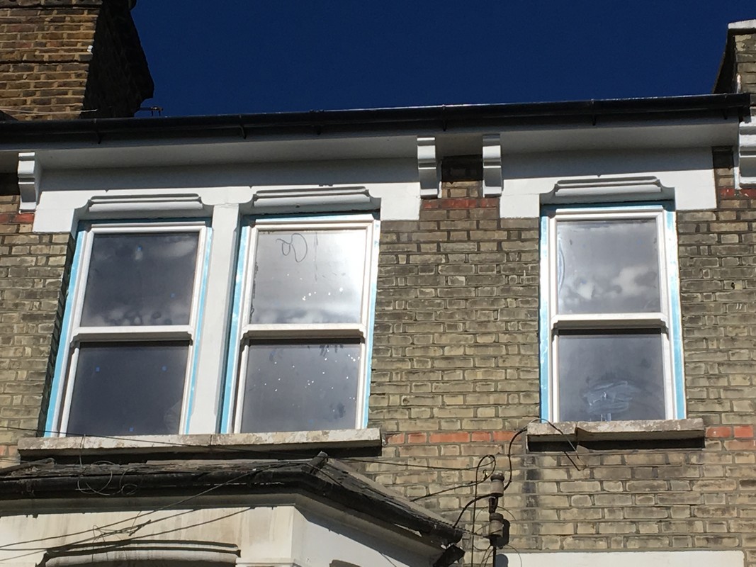 New uPVC sash windows fitted on Victorian terrace in Witney